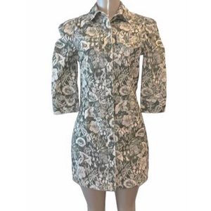 Julie Brown👢corduroy western snap dress